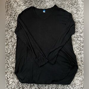 Old Navy Luxe medium Black long sleeve shirt